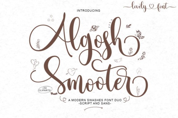 Algosh Smooter: A Font Duo for Editorial Romance