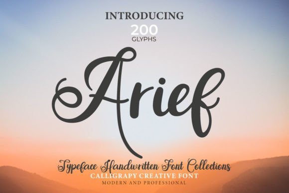 Arief: A Handwritten Font for Authentic Web Design