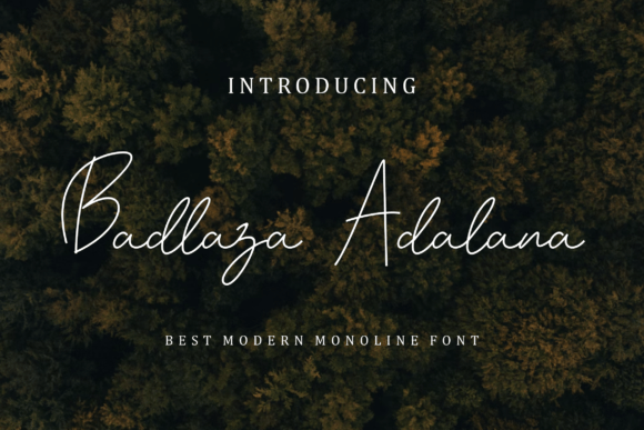 Badlaza Adalana: An Elegant Font for Editorial Design