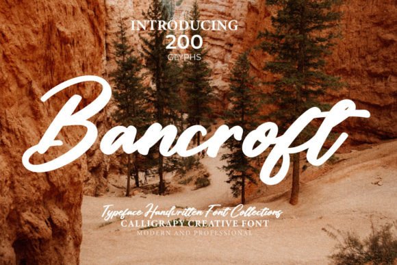 Bancroft: A Handwritten Font for Editorial Elegance