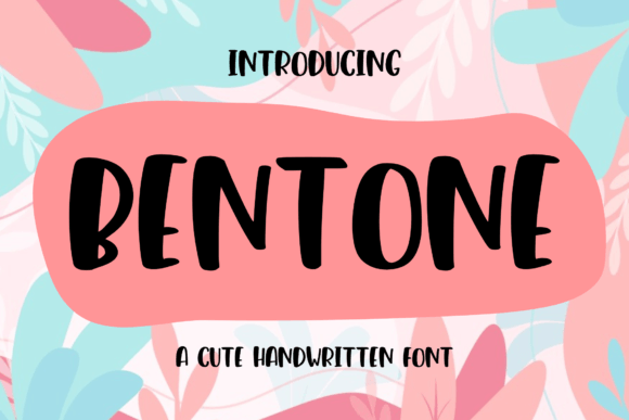 Bentone: A Friendly Handwritten Font for Web Design