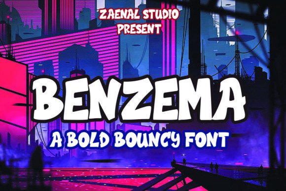 Benzema: A Graffiti-Inspired Display Font for Bold Branding