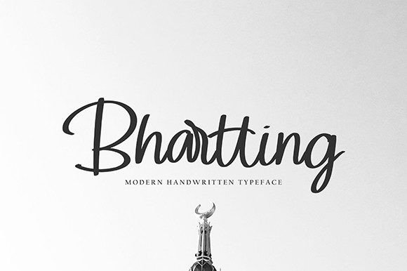 Bhartting: A Handwritten Font with Makers' Heart