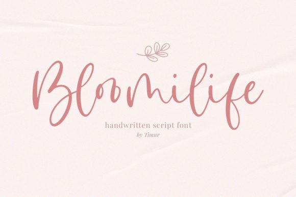 Bloomilife: A Dazzling Script Font for Web Design