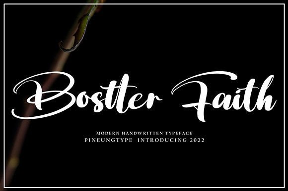 Bostter Faith: A Font Built for Modern Campaigns