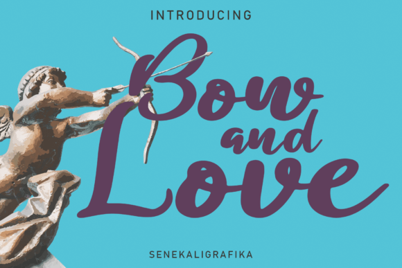 Bow and Love: A Typographic Heartbeat for Creative Projects