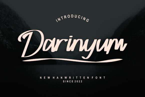 Darinyum: A Modern Script Font for Digital Branding