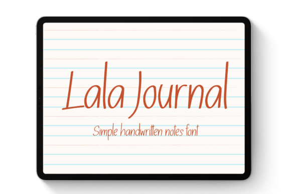 Discover Lala Journal: A Handwritten Font for Elegant Design