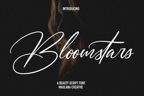 Discover the Elegance of Bloomstars: A Handwritten Font