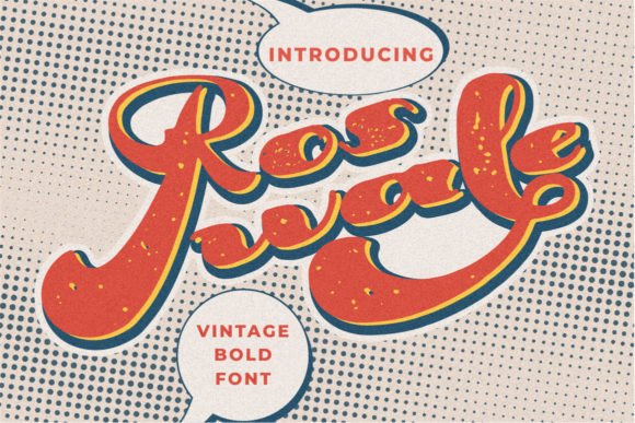 Elevate Your Web Design with Roswale, the Bold Vintage Script Font