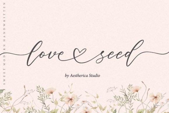 Love Seed: A Script Font for Modern Marketing & Creative Design