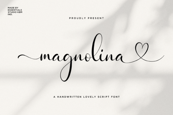Magnolina: A Script Font for Engaging Digital Campaigns