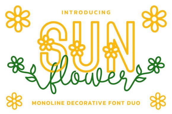 Sun Flower Duo: The Friendly Font for Building Your Brand