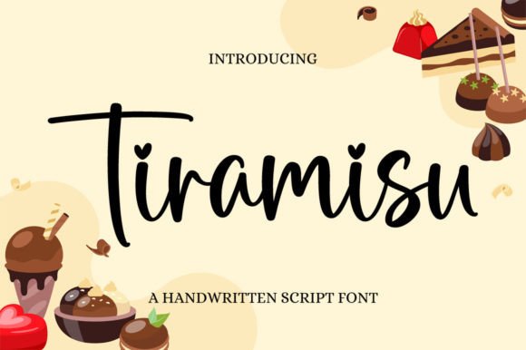 Tiramisu: The Handwritten Font for Crafters and Shop Owners