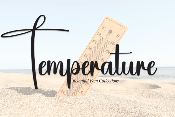 Transform Your Brand with the Elegant Temperature Font
