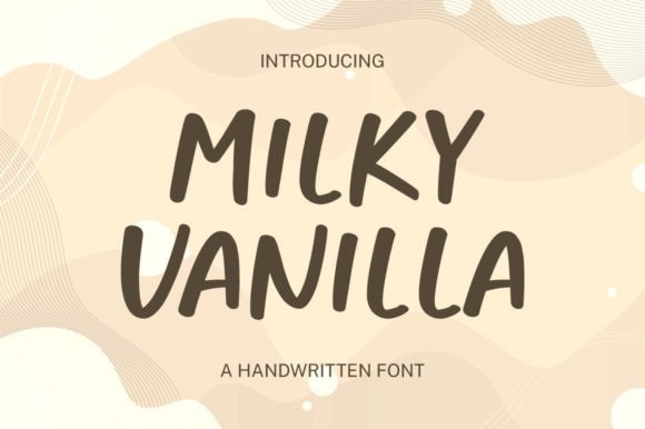 Using Milky Vanilla Font in Modern Web Design