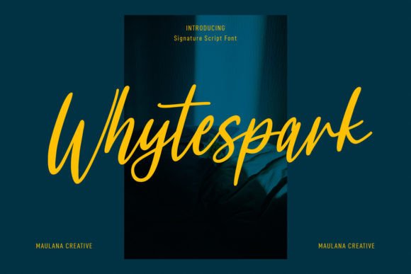 Whytespark: A Versatile Handwritten Font for Digital Design
